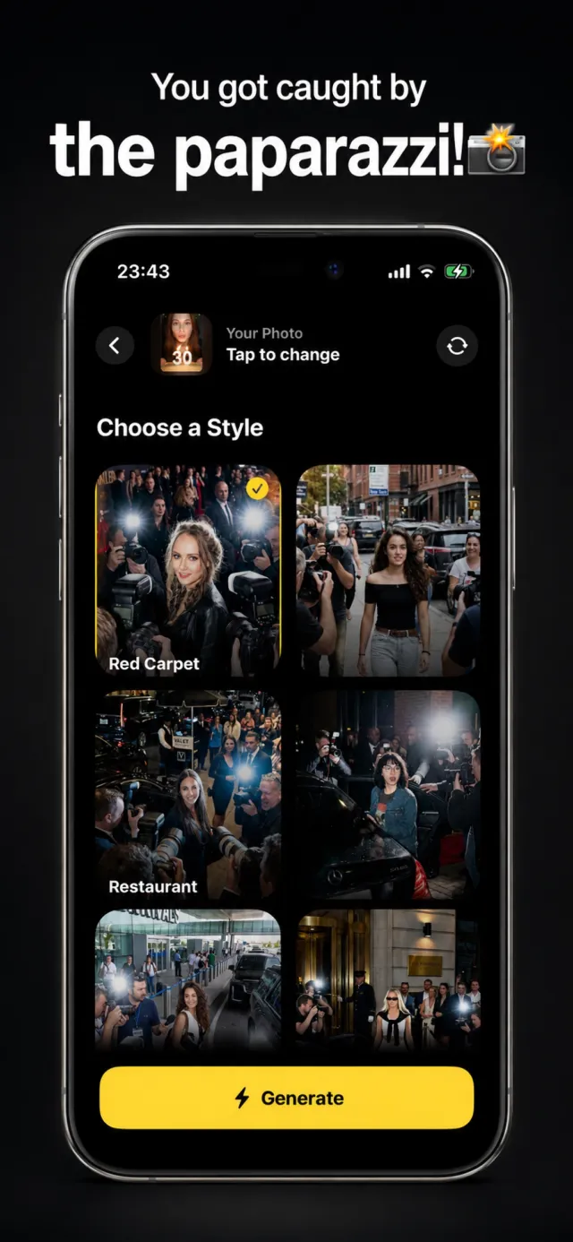 Paparazzi AI style picker